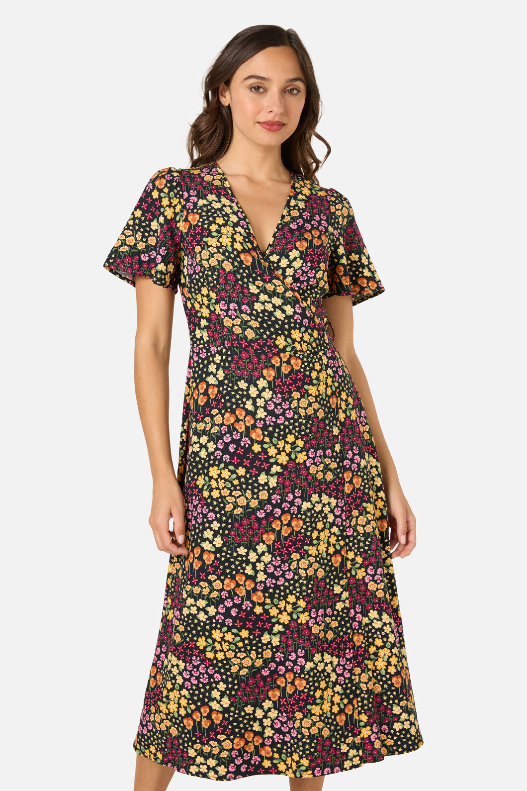 princess highway wrap dress Alyssa Floral Mini Wrap Dress Princess Highway