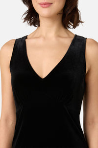Princess Highway - Roxy Velvet Midi Dress - black