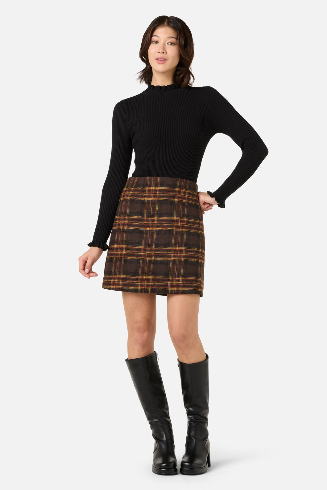 Wilma Check Mini Skirt – Princess Highway
