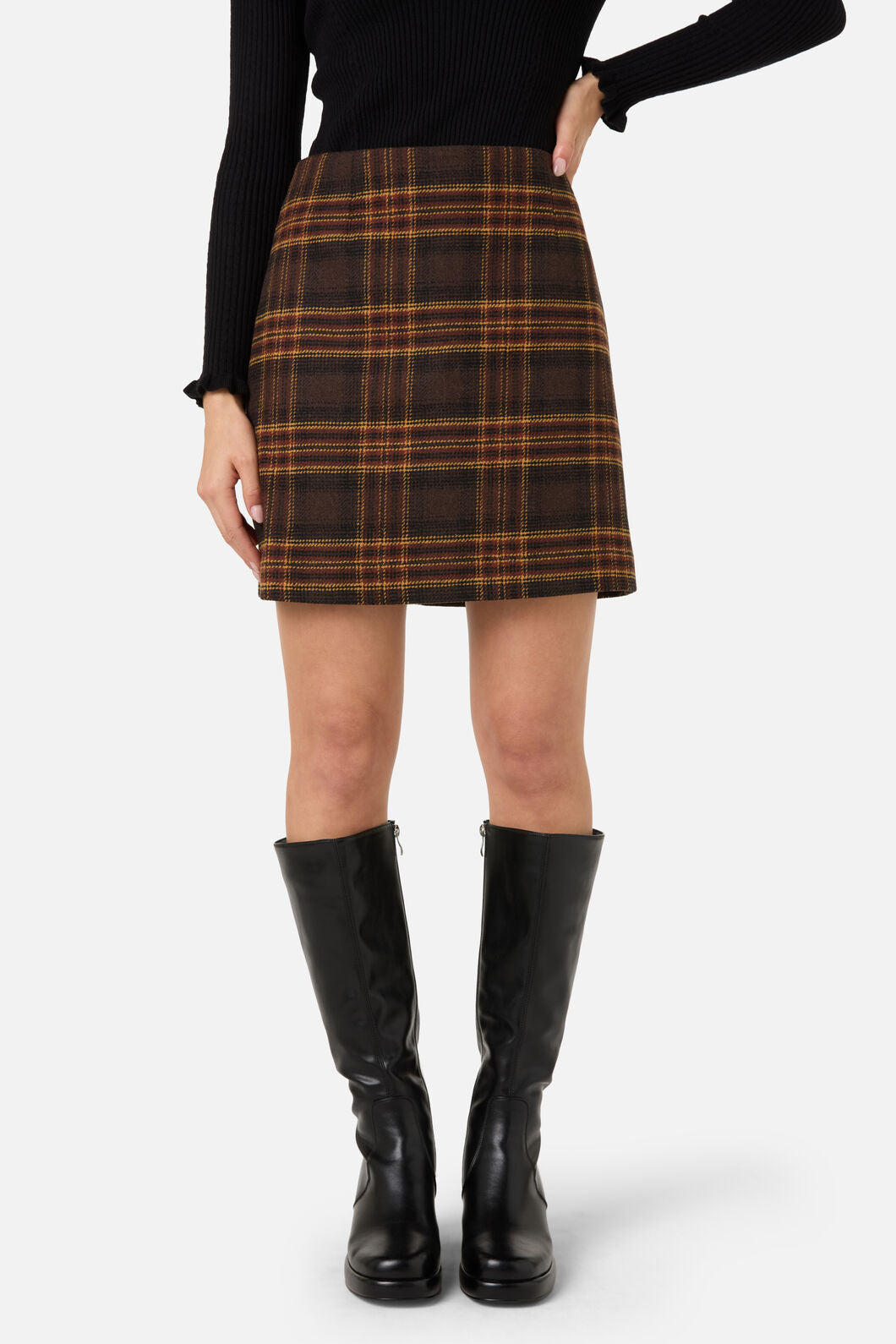 Wilma Check Mini Skirt – Princess Highway