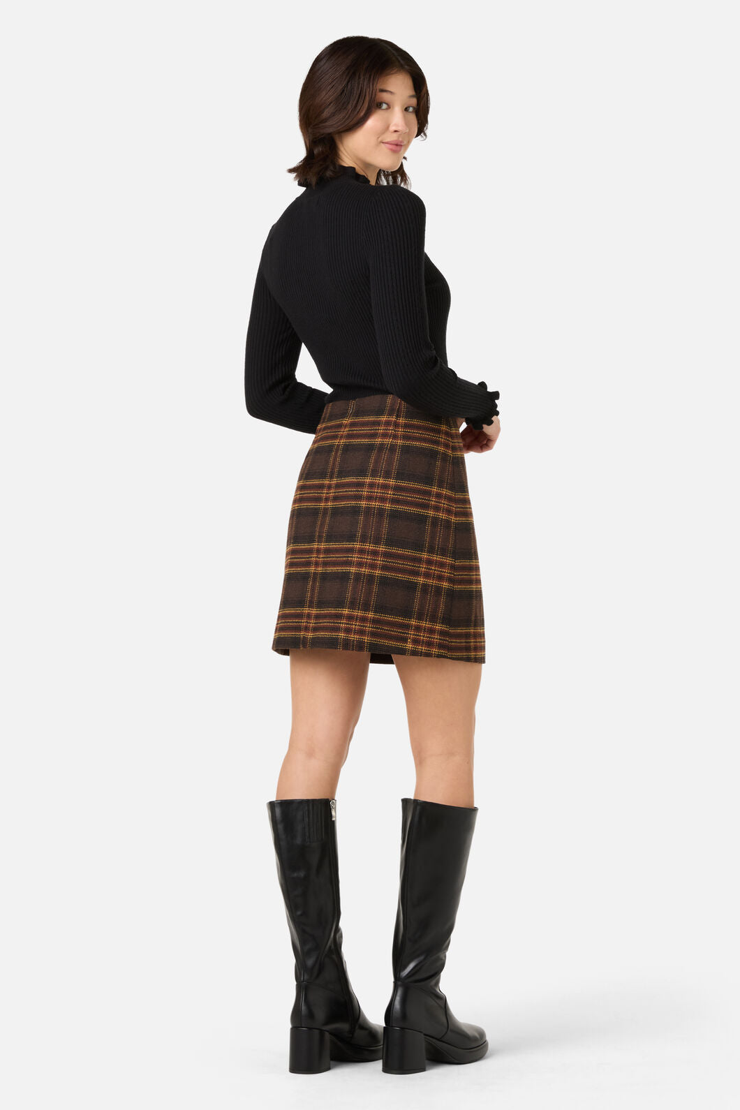 Wilma Check Mini Skirt – Princess Highway