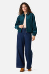 Princess Highway - Jamie Cord Bomber Jacket - teal