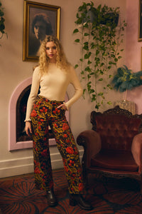 Princess Highway - Azura Velvet Pant - rust