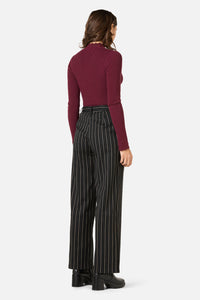 Princess Highway - Sophie Long Sleeve Knit Top - plum