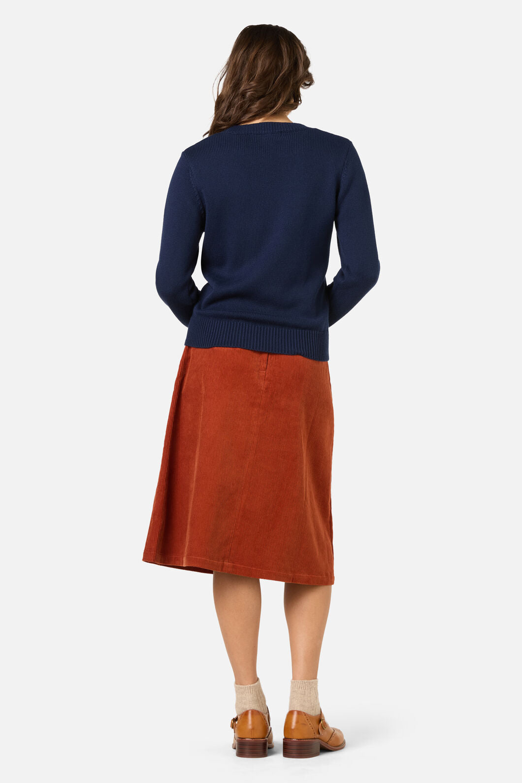 Princess Highway - Midnight Garden Embroidered Jumper - navy