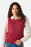 Princess Highway - Cute Cozy Wool Blend Vest - berry