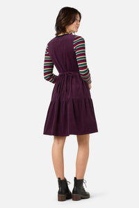 Princess Highway - Dani Cord Sleeveless Dress - grape