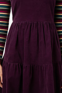 Princess Highway - Dani Cord Sleeveless Dress - grape