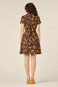 Princess Highway - Posy Floral Mini Dress - chocolate