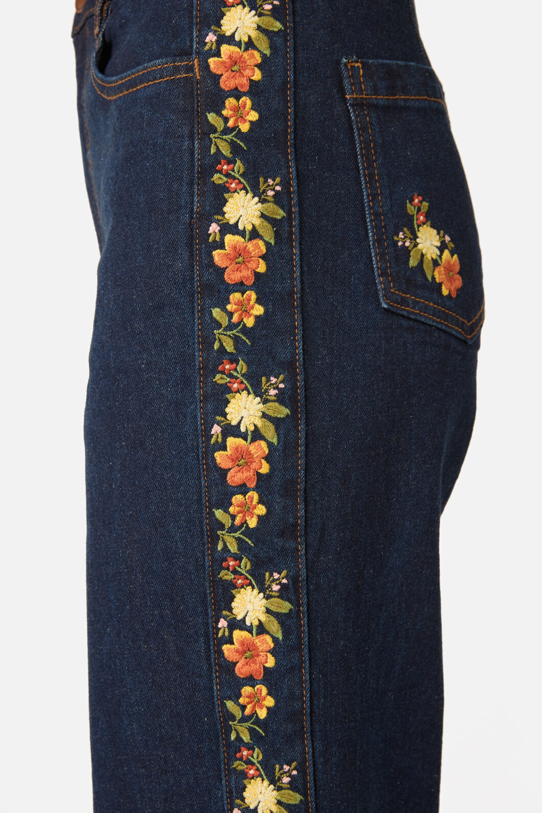 90'S Posy Embroidered Jean – Princess Highway