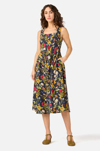 Princess Highway - Fairy Wren Midi Dress - navy