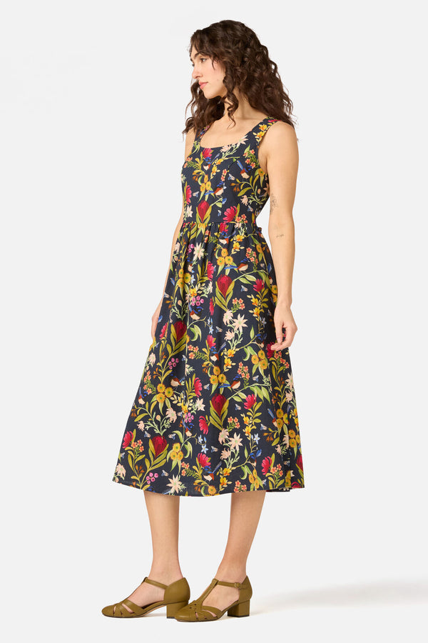 Princess Highway - Fairy Wren Midi Dress - navy