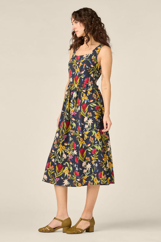 Princess Highway - Fairy Wren Midi Dress - navy
