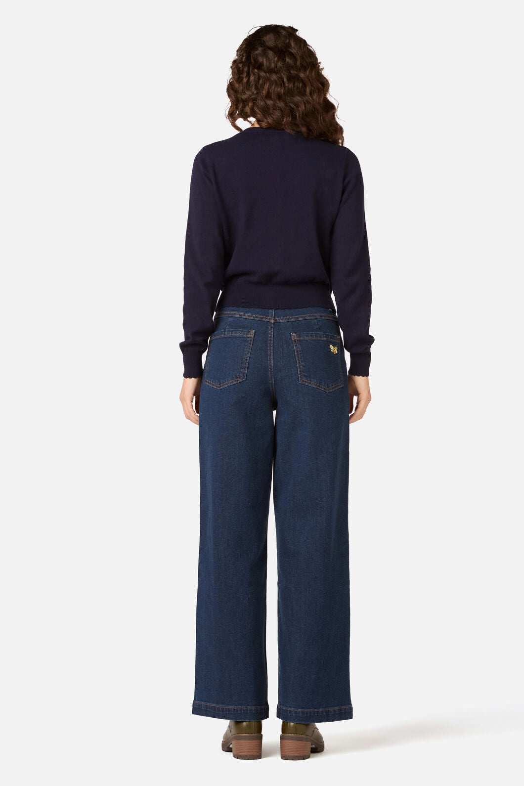 Princess Highway - Wren Embroidered Cardigan - navy