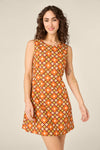 Princess Highway - Mimi Retro Shift Mini Dress - chocolate