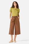 Princess Highway - Billie Check Culotte - chocolate