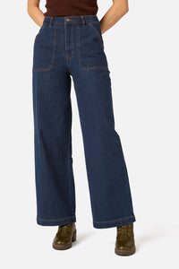 Princess Highway - Whitney Wide Leg Jean - mid-denim
