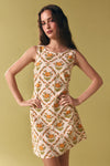 Princess Highway - Luxe Marigold Shift Dress - cream