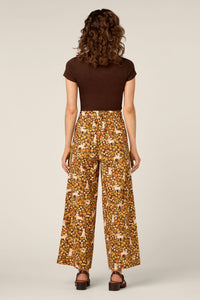 Princess Highway - Dogs & Flowers Culotte - chocolate