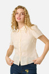 Princess Highway - Talia Broderie Blouse - cream