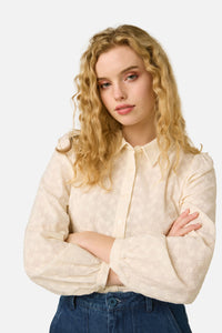 Princess Highway - Talia Broderie Blouse - cream