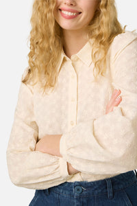 Princess Highway - Talia Broderie Blouse - cream