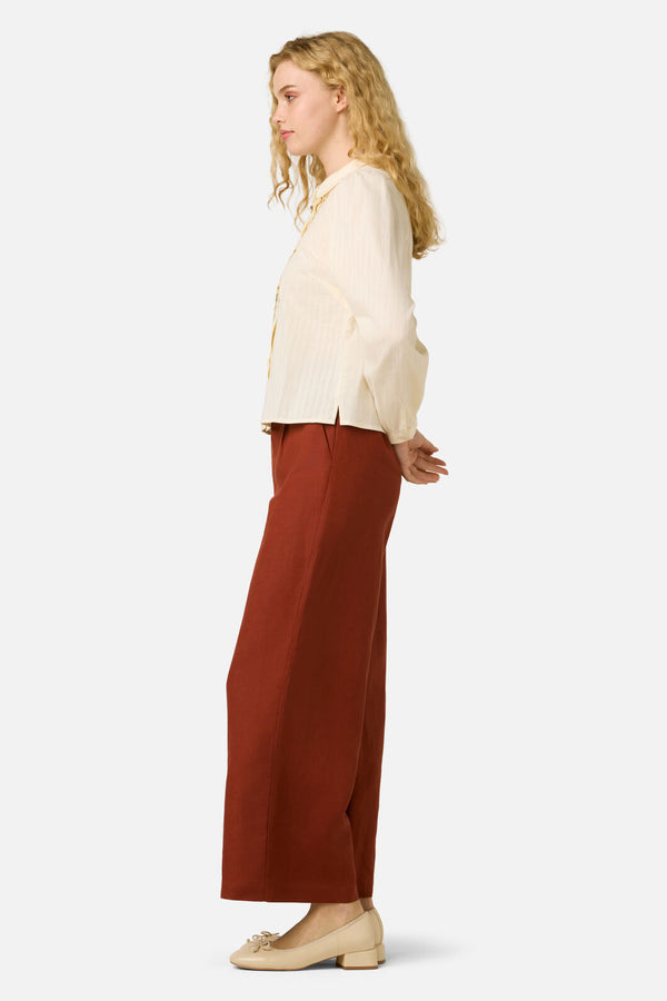 Princess Highway - Goldie Embroidered Blouse - cream