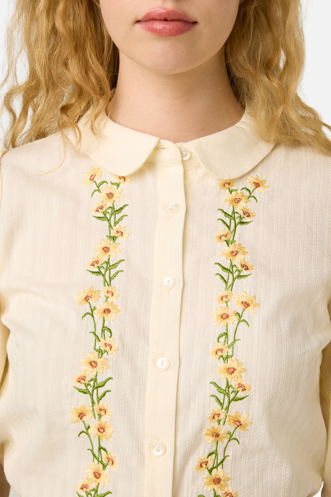 Princess Highway - Goldie Embroidered Blouse - cream