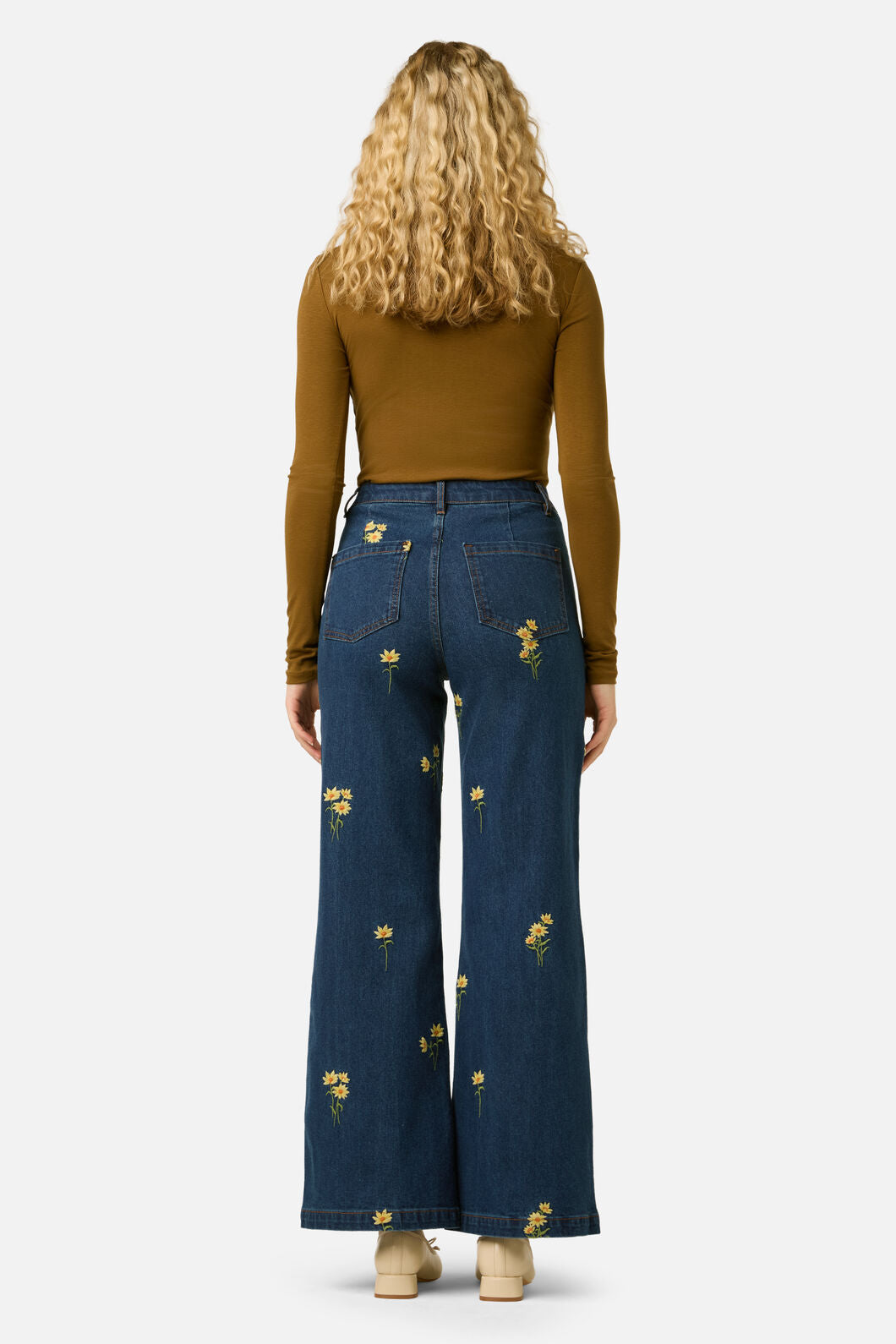 Princess Highway - Goldie Embroidered Jean - blue-denim