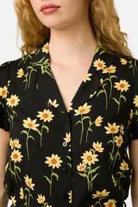 Princess Highway - Goldie Daisy Blouse - black