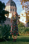 Princess Highway - Mira Native Flora Midi Dress - navy