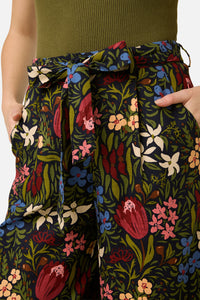 Princess Highway - Mira Native Flora Culotte - navy