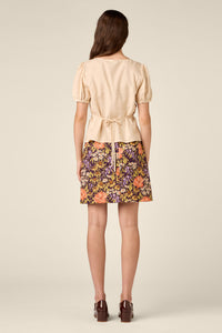 Princess Highway - Addie Floral Embroidered Top - cream