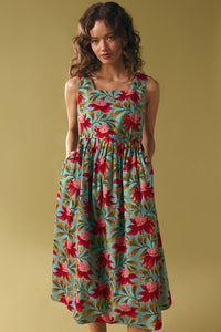 Princess Highway - Waratah Midi Sun Dress - teal