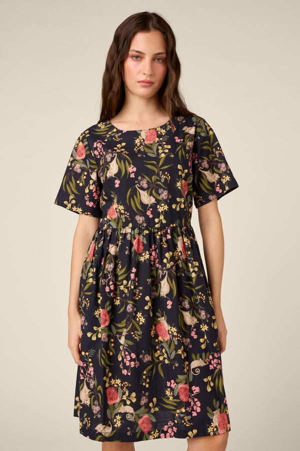 Princess Highway - Pygmy Possum Smock Dress - navy
