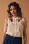 Princess Highway - Orchard Embroidered Top - cream