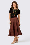 Princess Highway - Butterfly Embroidered Cardigan - black