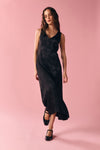 Princess Highway - Nina Embossed Slip Dress - black