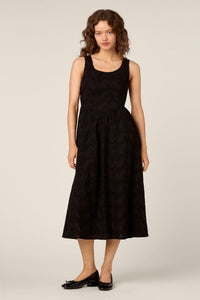 Princess Highway - Bethany Broderie Midi Dress - black
