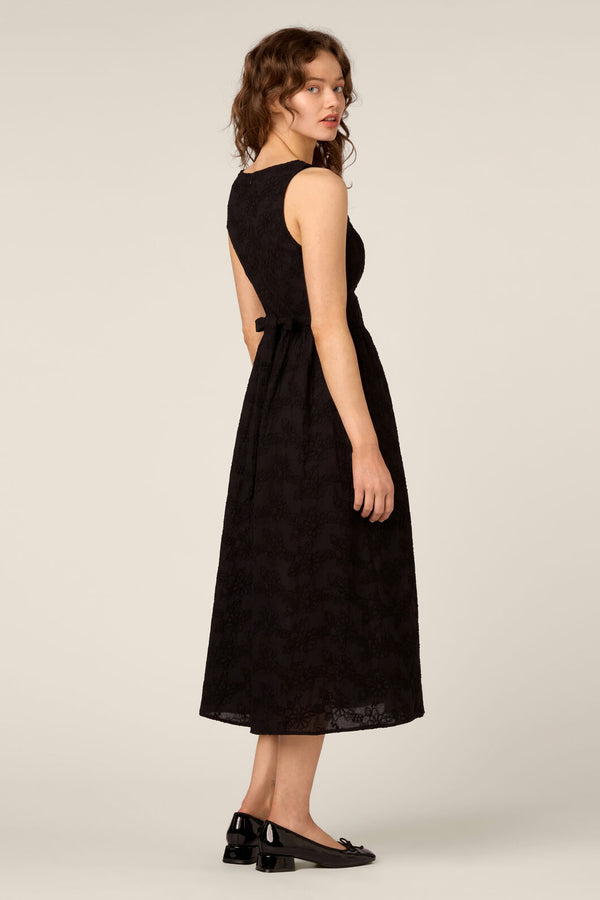 Princess Highway - Bethany Broderie Midi Dress - black