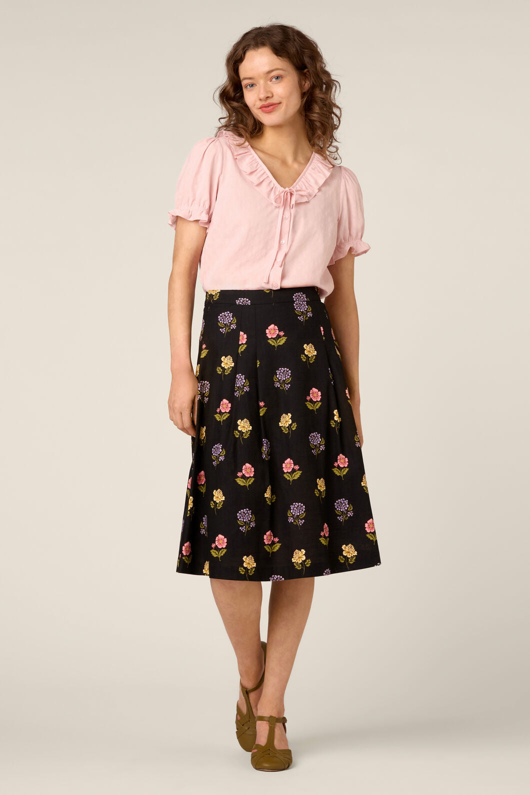 Princess Highway - Gigi Ruffle Blouse - pink