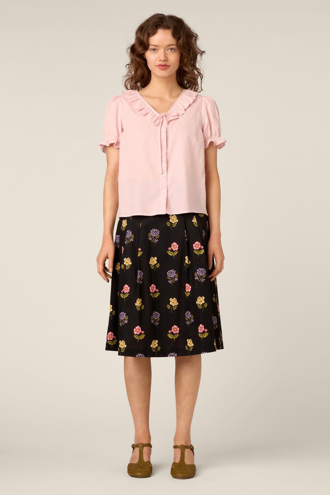 Princess Highway - Gigi Ruffle Blouse - pink