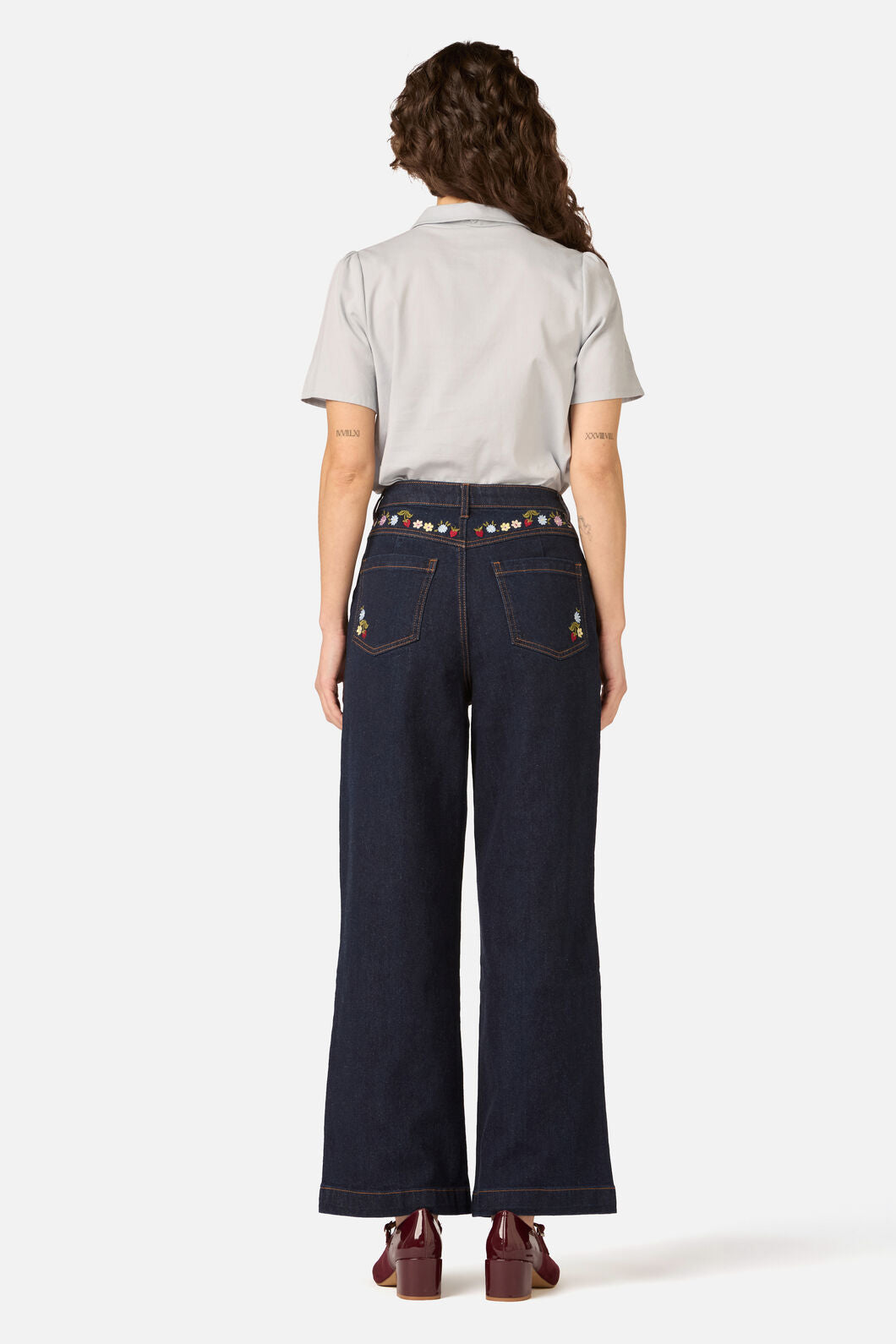 Princess Highway - Lizzy Short Sleeve Blouse - blue