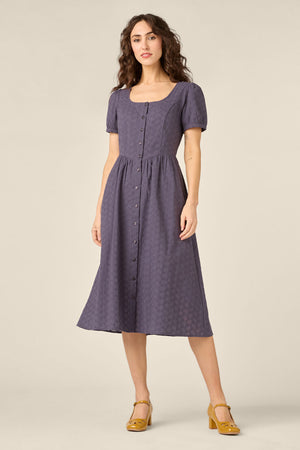 Princess Highway - Nova Prairie Midi Dress - bluestone