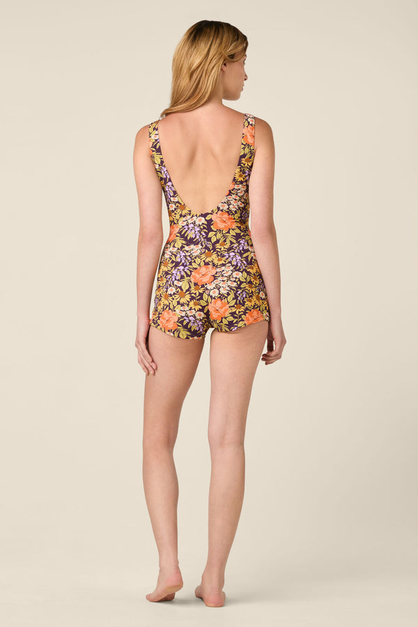 Princess Highway - Adelaide Boyleg One Piece - plum