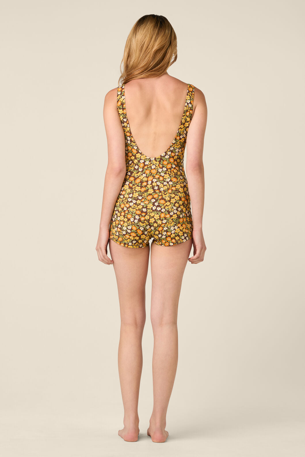 Princess Highway - Meadow Boyleg One Piece - chocolate
