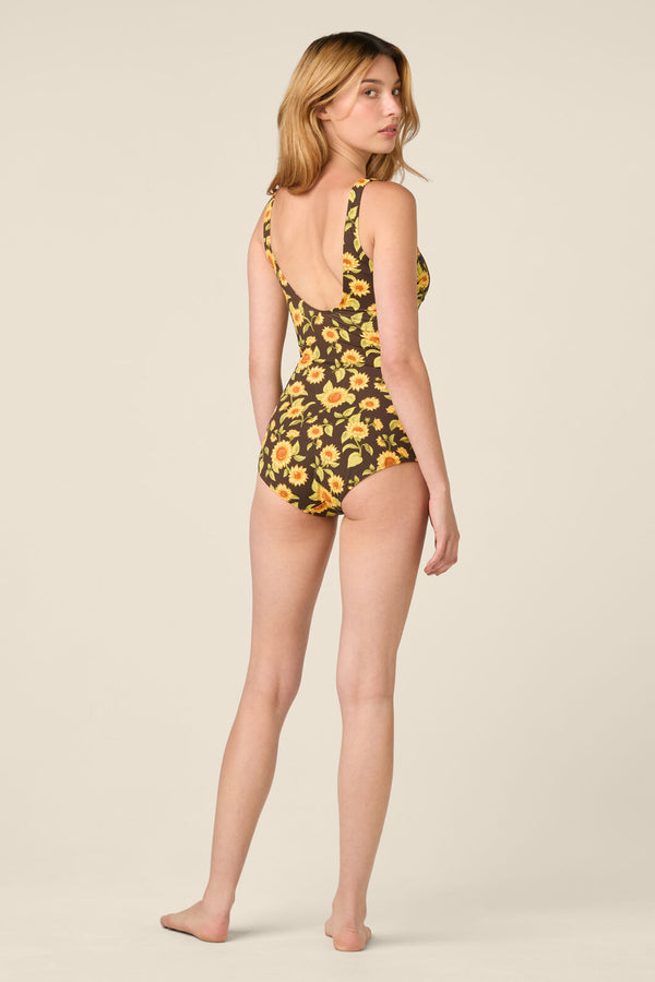 Princess Highway - Sunflower Classic One Piece - chocolate
