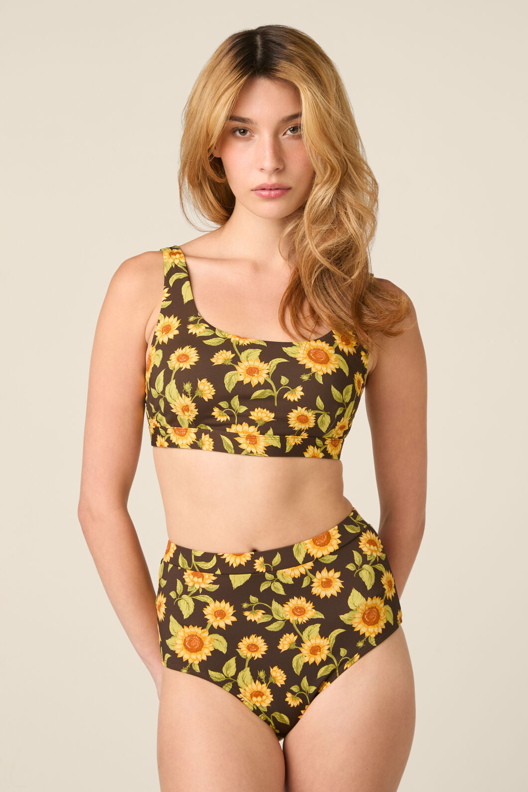 Princess Highway - Sunflower Bikini Bottom - chocolate