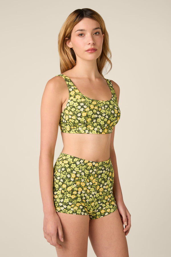 Princess Highway - Meadow Boyleg Bikini Bottom - green