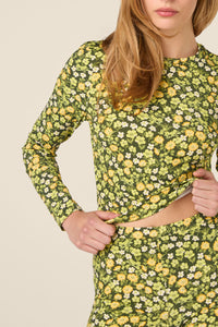 Princess Highway - Meadow Rashie Swim Top - green
